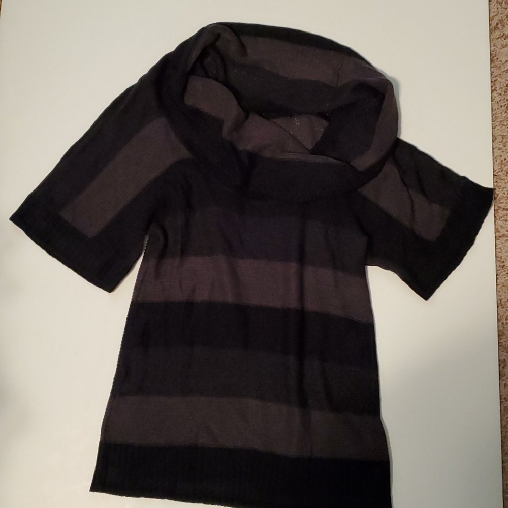 Molly Maxi Cowl Neck Short Sleeve Sweater